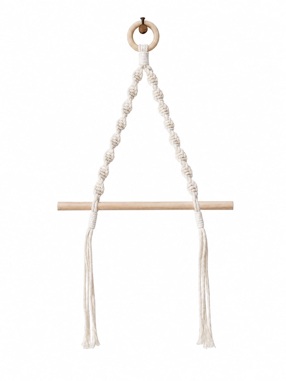 Boho Macrame Toilet Paper Holder