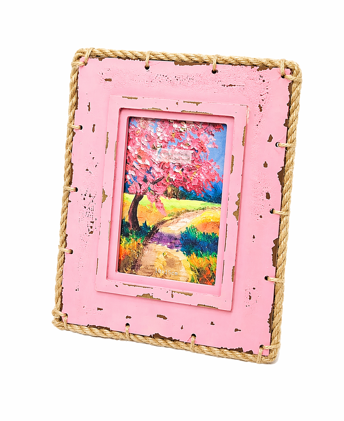 Pink Rustic Picture Frame