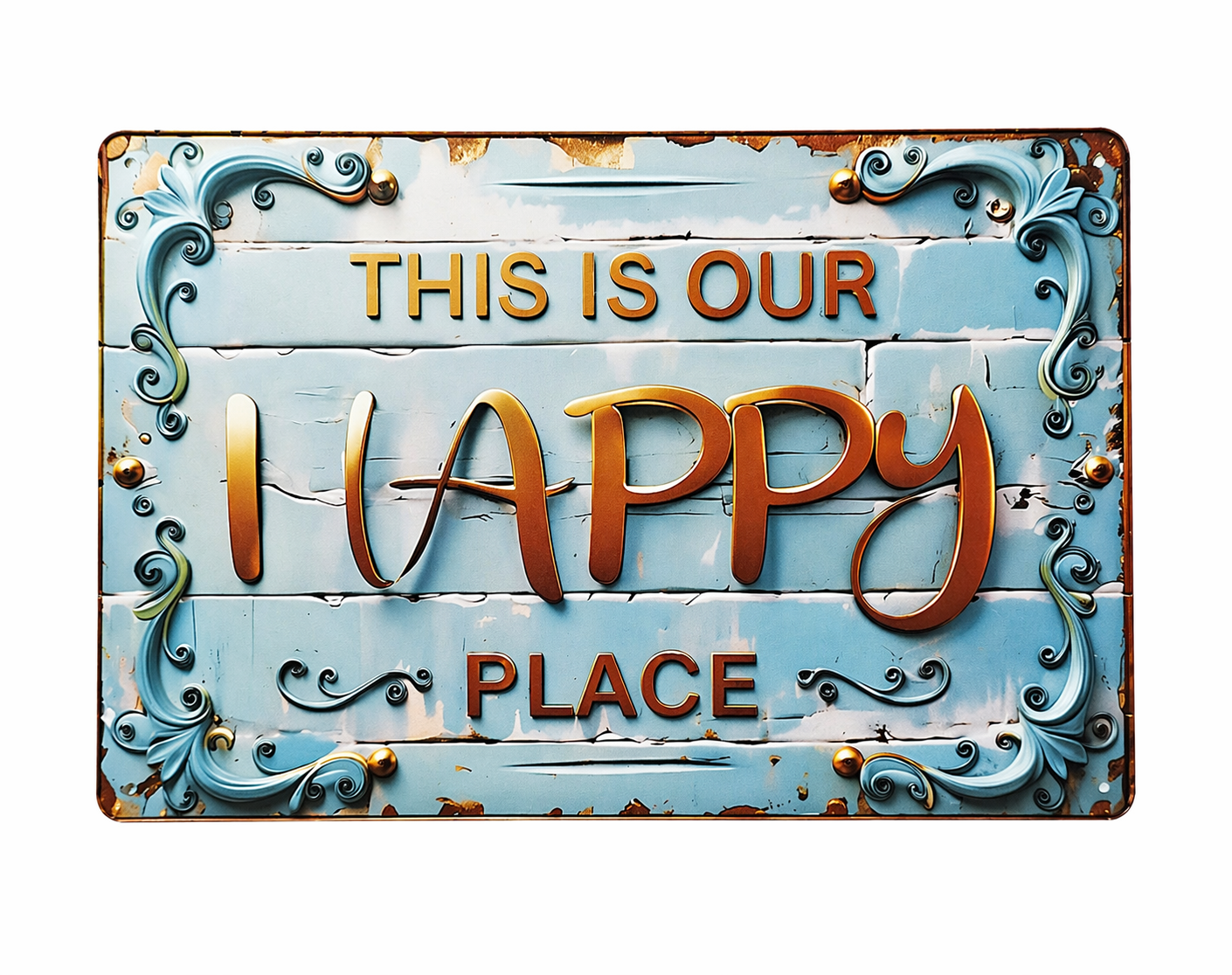 Happy Place Decorative Sign